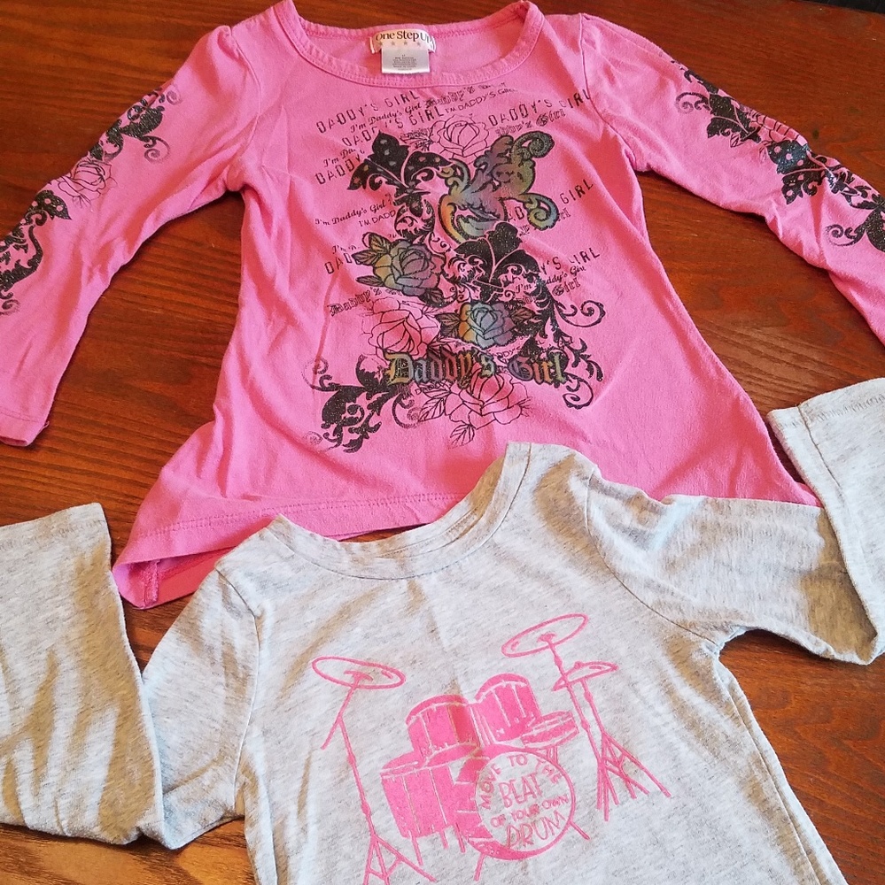 Rocker' girl long sleeves 2T and 3T